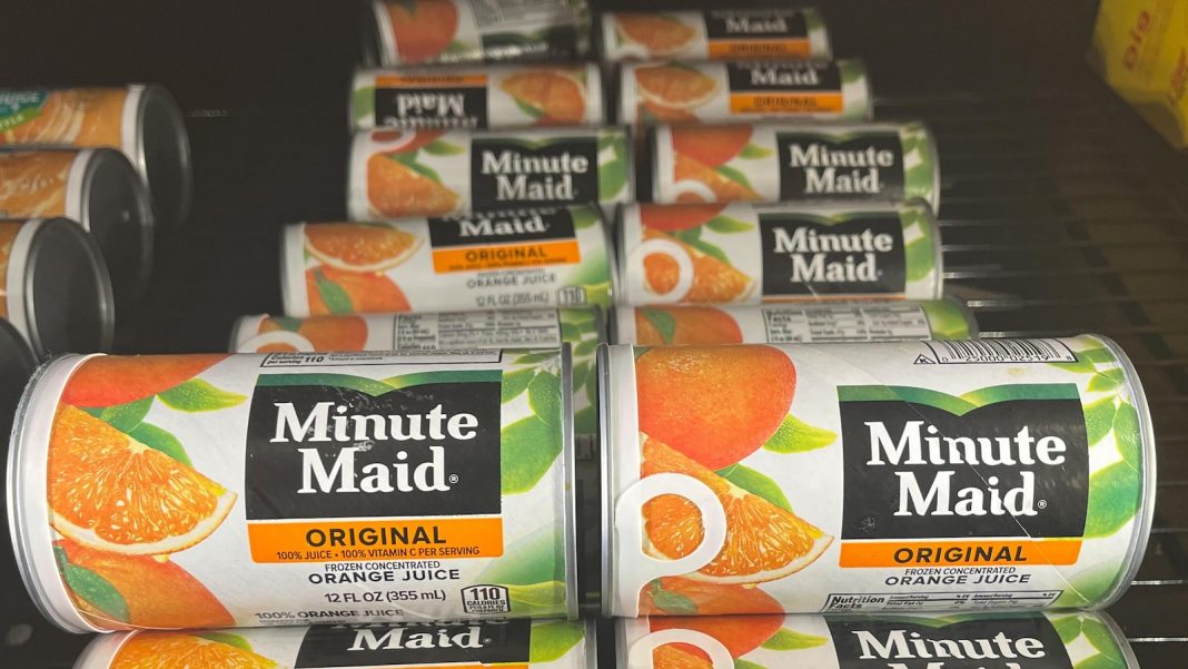 After 80 years, Minute Maid’s frozen canned juices are getting put on ice