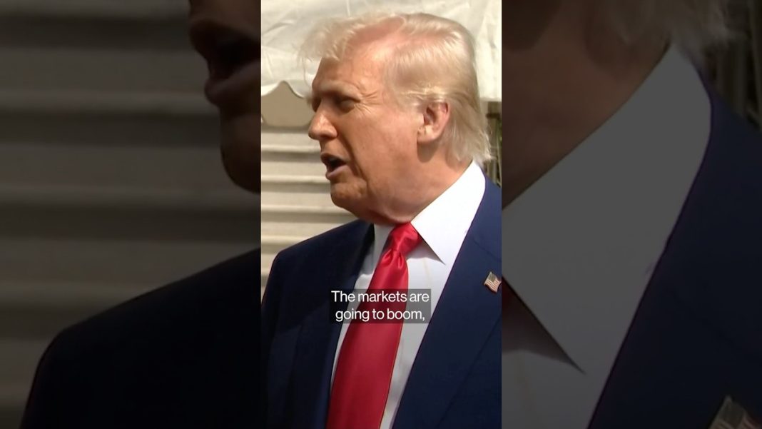 Trump Says Market Reaction to Tariffs ‘Going Very Well’