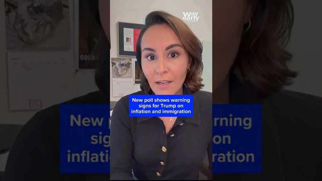 New poll shows warning signs for Trump on inflation and immigration