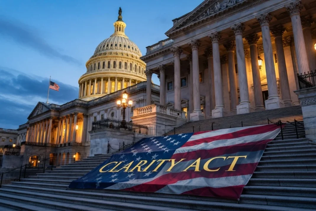 CLARITY Act Draft Adds Ethics Rule as XRP Price Tests $1.12 Zone