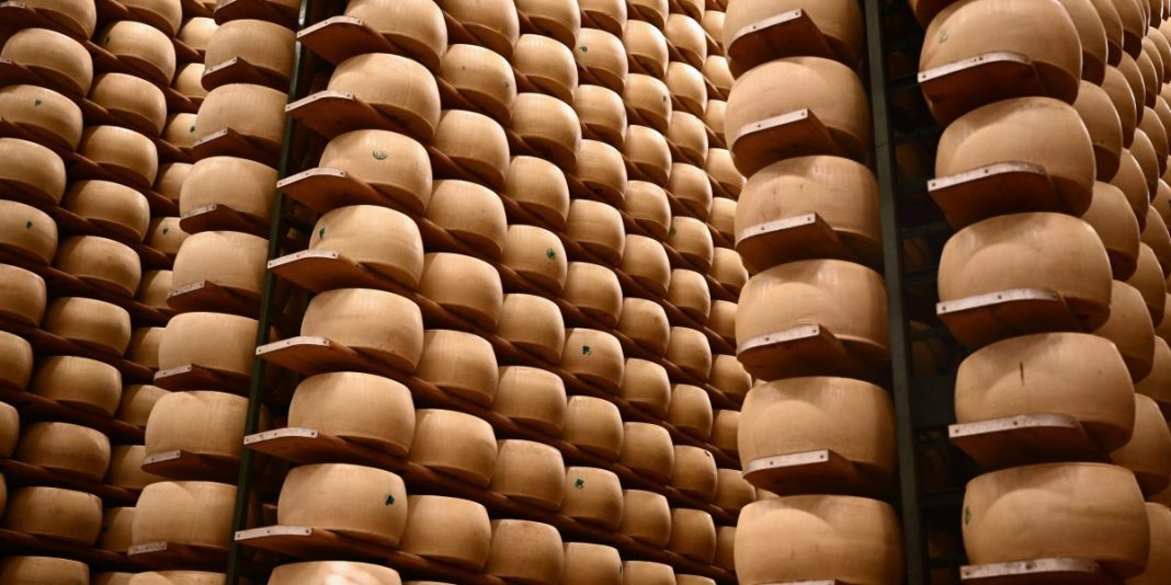 Climate change is threatening Italy's cheese banks that hold Parmigiano wheels as loan collateral